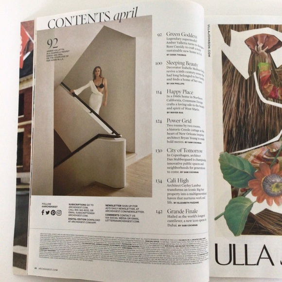 ARCHITECTURAL DIGEST MAGAZINE APRIL 2024 ISSUE NWT - Picture 6 of 8